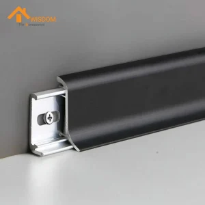 Aluminum Skirting Profile for Baseboard Applications 2.5M Length