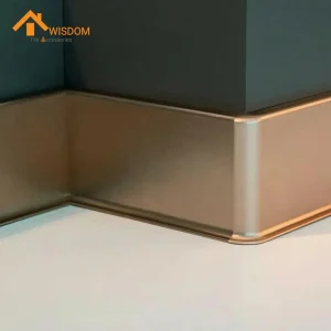 Aluminum Skirting Profile for Flooring and Wall Decoration