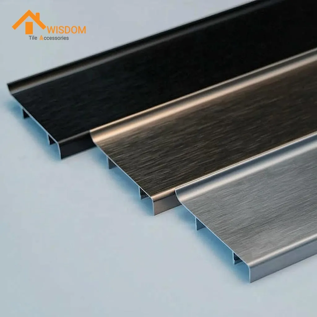 Aluminum Skirting Profile for Flooring and Wall Decoration
