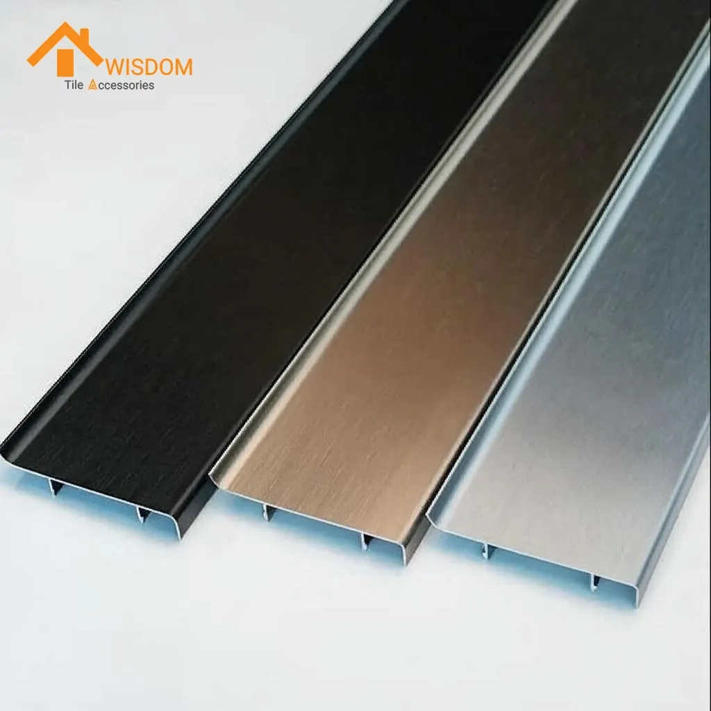Aluminum Skirting Profile for Flooring and Wall Decoration
