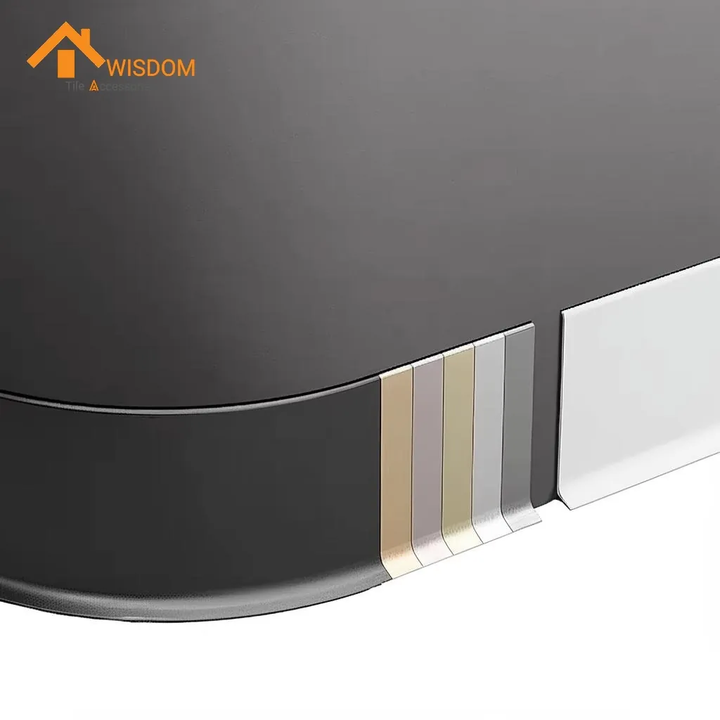 Bright Silver Aluminum Skirting Board for Office Building Floor Trim 1 Bright Silver Aluminum Skirting Board for Office Building Floor Trim