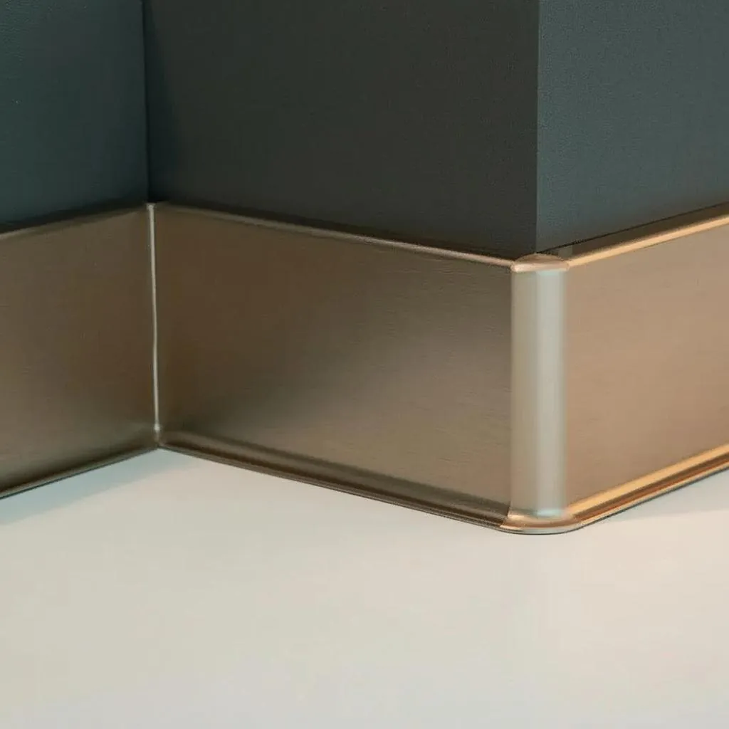 Case Aluminum Skirting Profile for Flooring and Wall Decoration 002