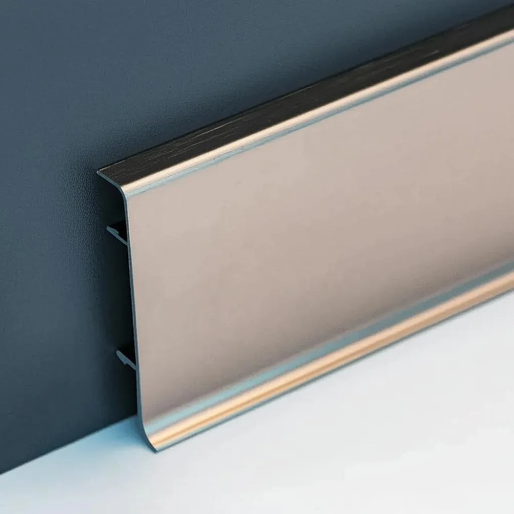 Case Aluminum Skirting Profile for Flooring and Wall Decoration 005