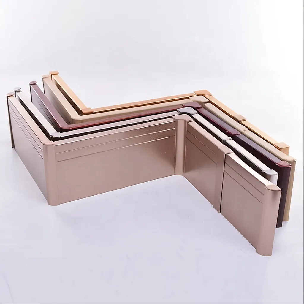 Case Aluminum Wall Skirting Baseboard Profiles 1.2mm Thickness 001