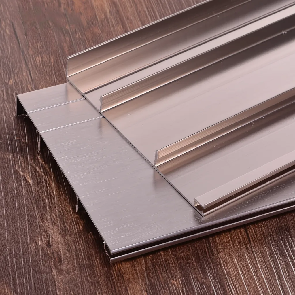 Case Aluminum Wall Skirting Baseboard Profiles 1.2mm Thickness 002