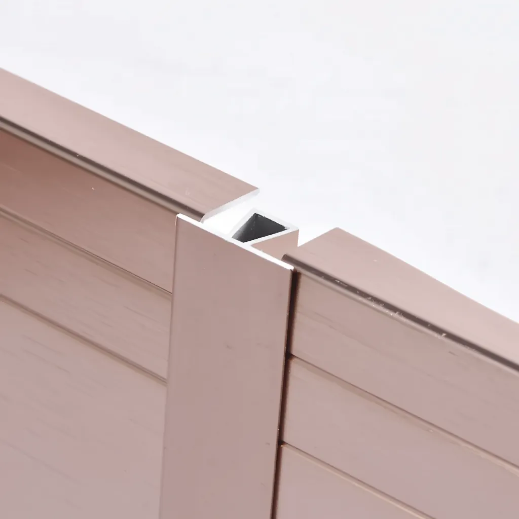 Case Aluminum Wall Skirting Baseboard Profiles 1.2mm Thickness 003