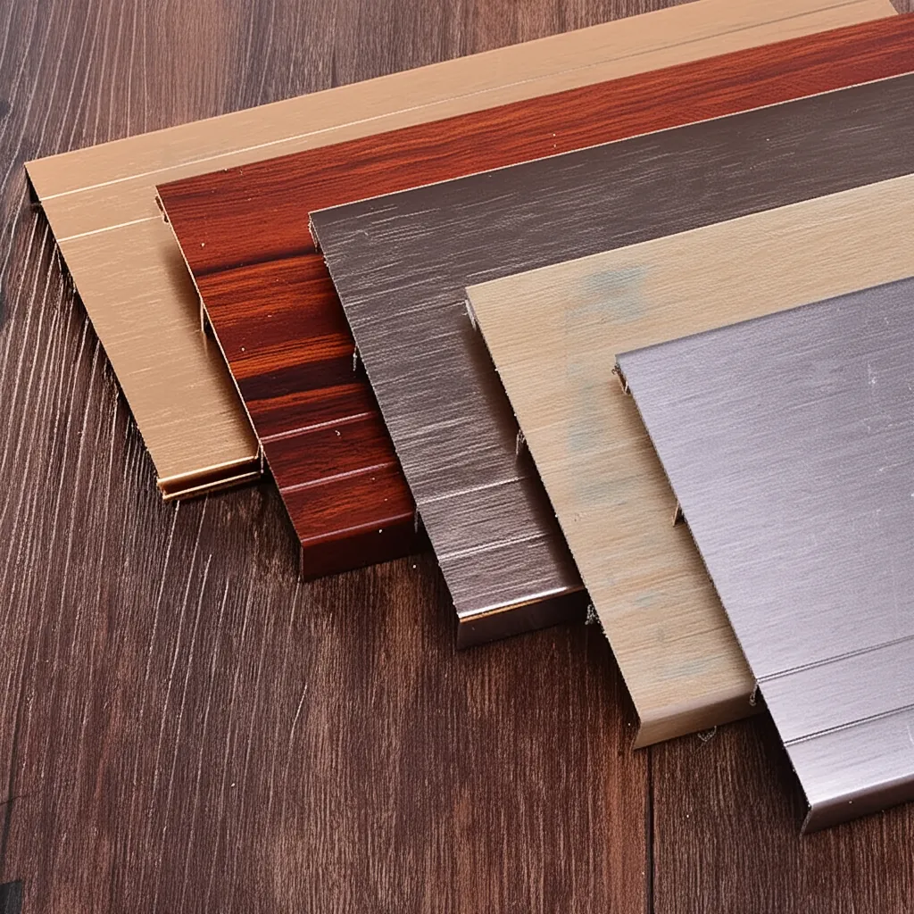 Case Aluminum Wall Skirting Baseboard Profiles 1.2mm Thickness 005