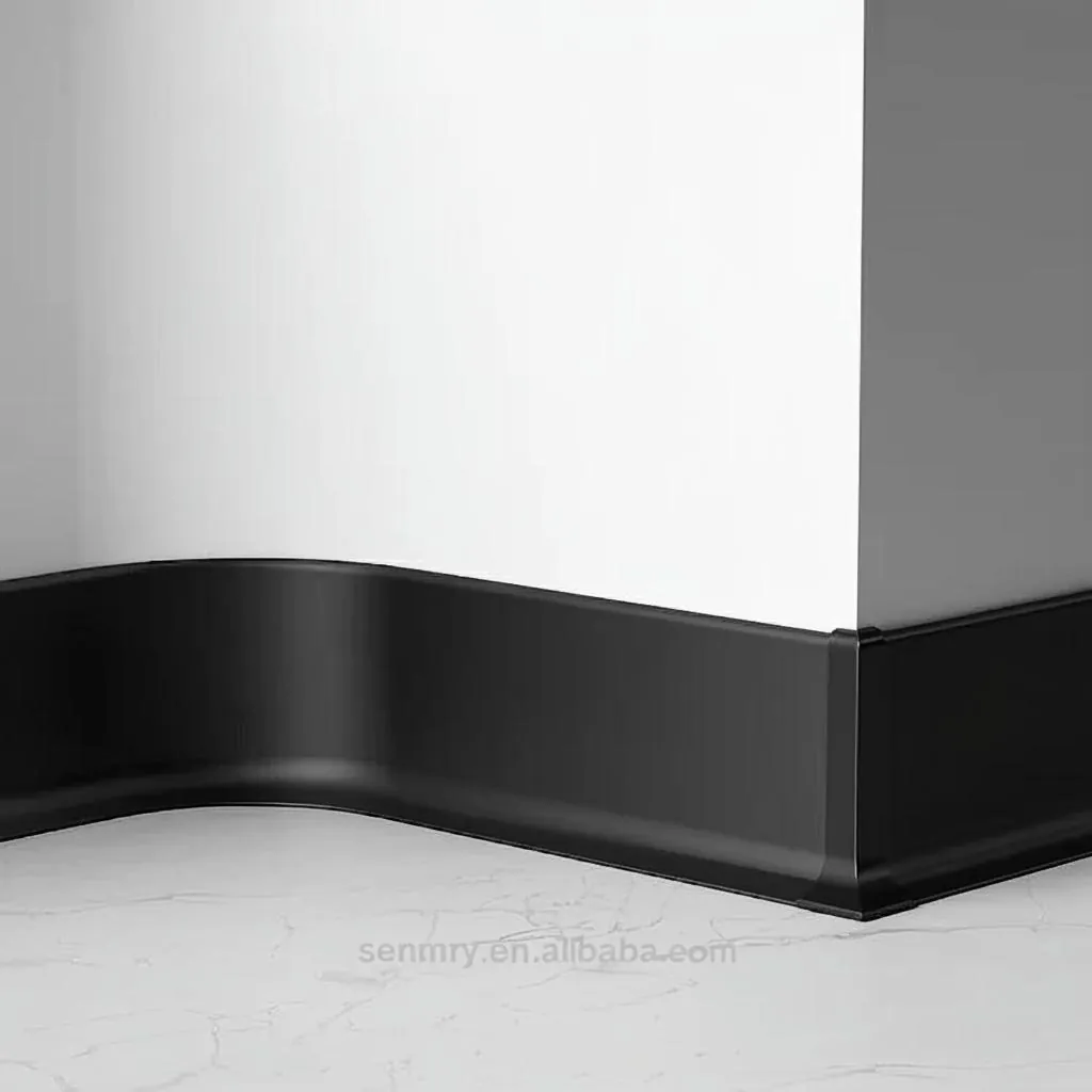 Case Aluminum Wall Skirting Baseboard Profiles 2.5mm Thickness 004