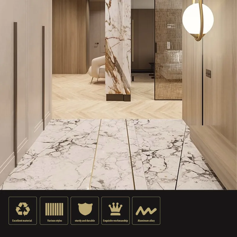 Case Stainless Steel Ceramic Wall Trim for Floor Tile Edge 0.8mm Thickness 005
