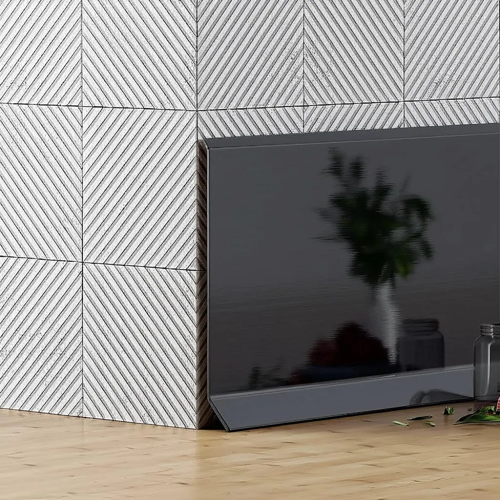 Case Stainless Steel Skirting Board for Floor and Wall Edge Trim 002