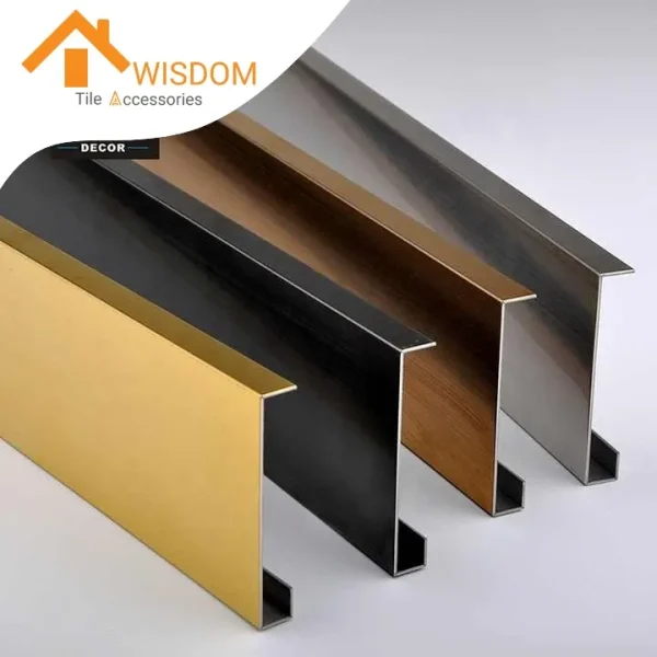 Flexible Metal Wall Protector Corner Baseboard Moulding Black Floor Skirting