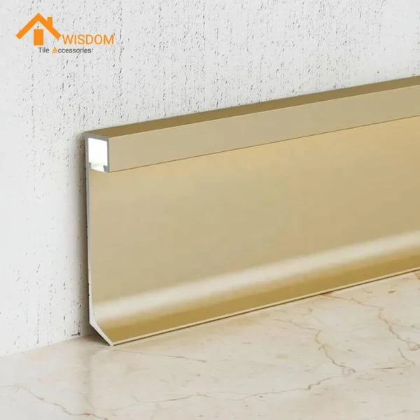 LED Metal Skirting Board Trim for Siding Applications 1.2mm Thickness