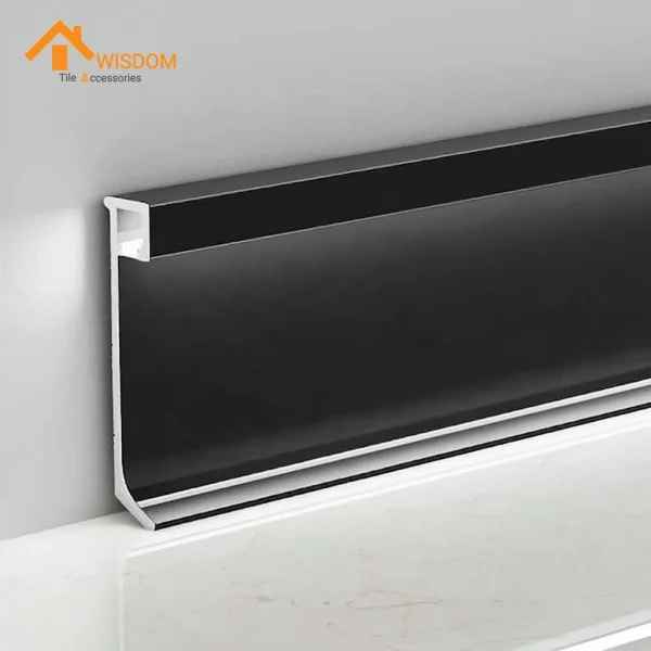 LED Metal Skirting Board Trim for Siding Applications 1.2mm Thickness