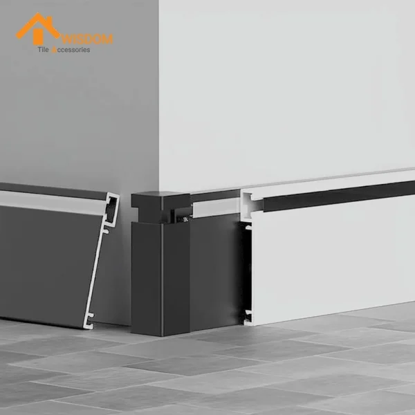 LED Skirting Board for Leisure Facilities with Integrated Lighting
