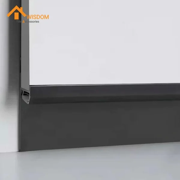 Multi-Color Aluminum Skirting Board with LED 1.2mm Thickness