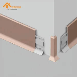 Multi-Color Aluminum Skirting with Interlock Base for Wall Maintenance
