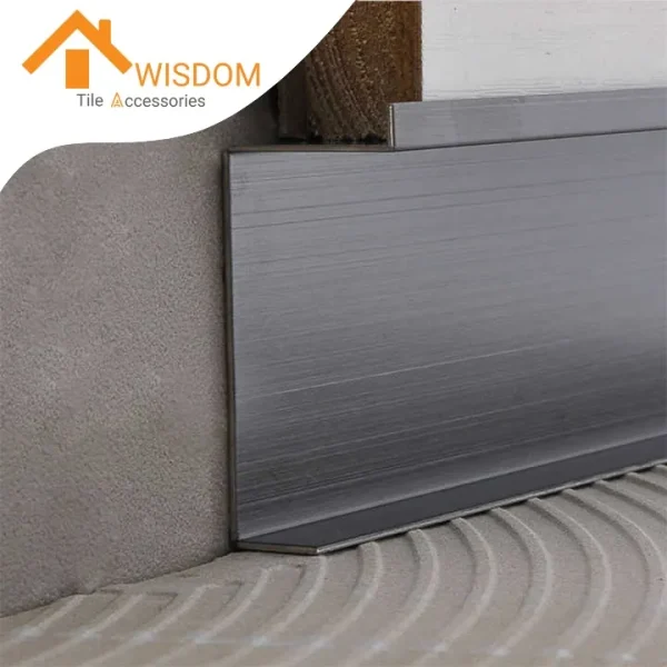 PVC Skirting Profiles for Floor Protection 2.5M Length Baseboard