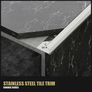 Porcelain Tile Edge Finishing Metal Strip for Park Applications 1.2mm