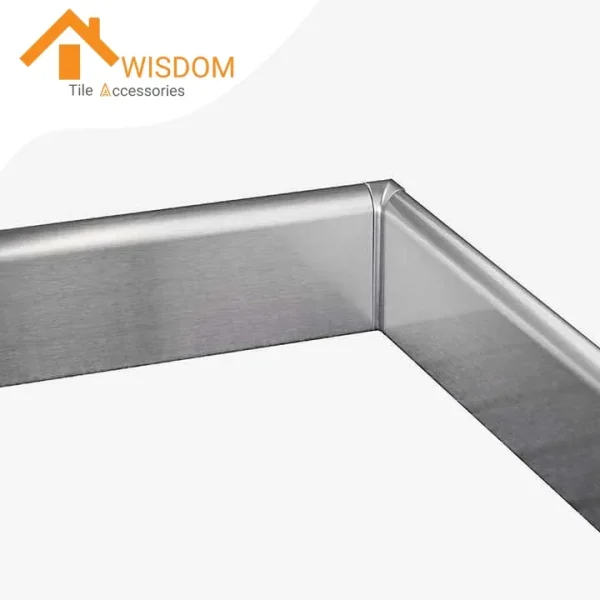 Stainless Steel Skirting Board for Floor Decoration 1.2mm Thickness
