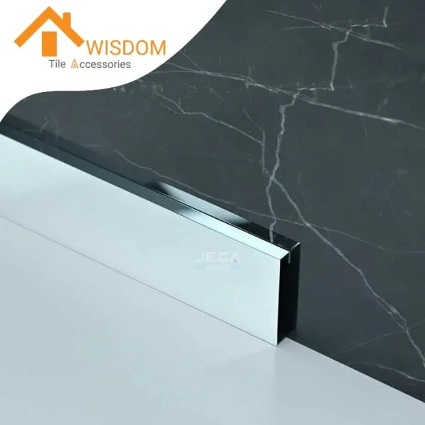 Stainless Steel Skirting Board for Floor Decoration 2.5M Length