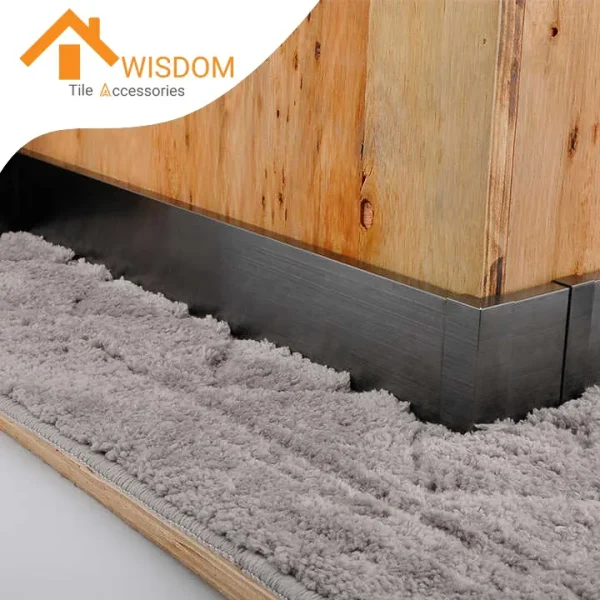 Stainless Steel Skirting Board for Floor Decoration 2.5M Length