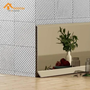 Stainless Steel Skirting Board for Floor and Wall Edge Trim