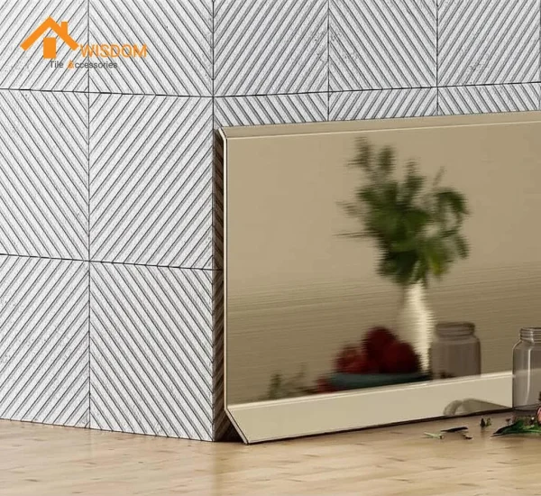 Stainless Steel Skirting Board for Floor and Wall Edge Trim
