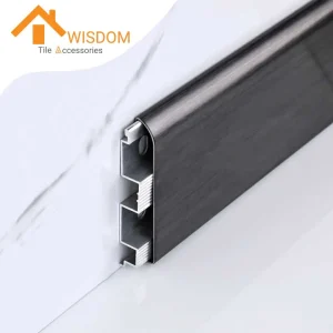 Stainless Steel Skirting Board for Flooring 1.2mm Thickness