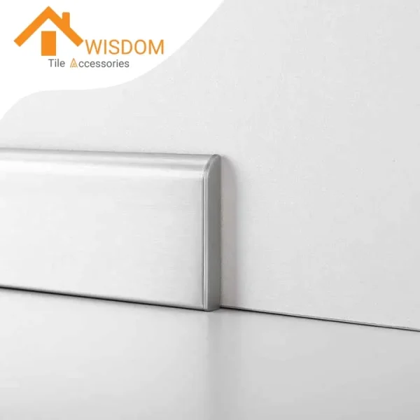 Stainless Steel Skirting Board for Flooring 1.2mm Thickness