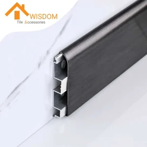 Stainless Steel Skirting Board for Flooring Trims 1.2mm Thickness