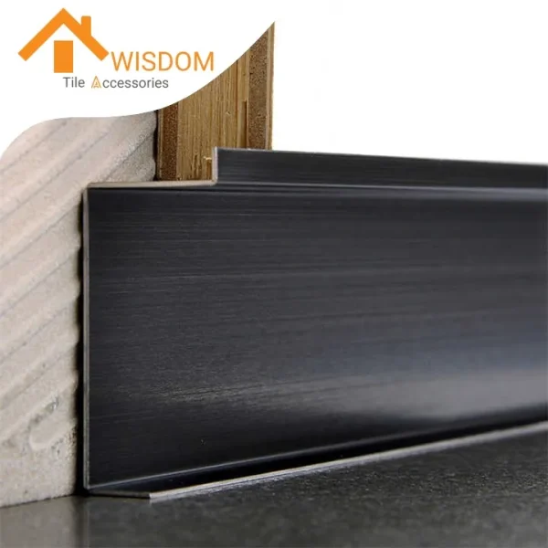 Stainless Steel Skirting Profile Baseboard for Floor Decoration 2.5M