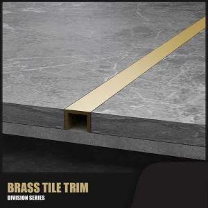 U-Shape Stainless Steel Mirror Trim Strip for Wall Decoration