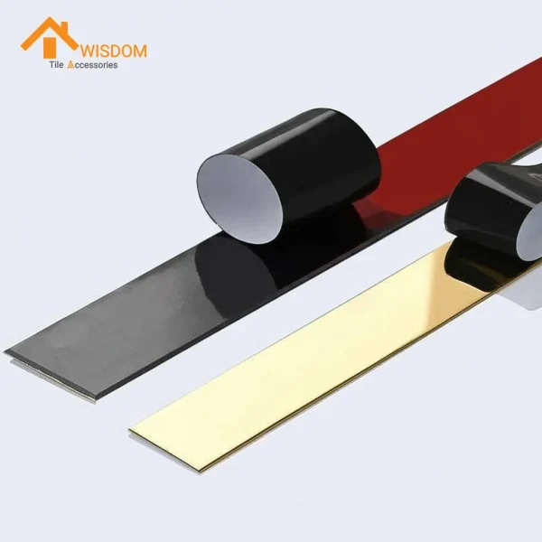 10mm 304 Stainless Steel Tile Trim Brushed Silver 2.5M