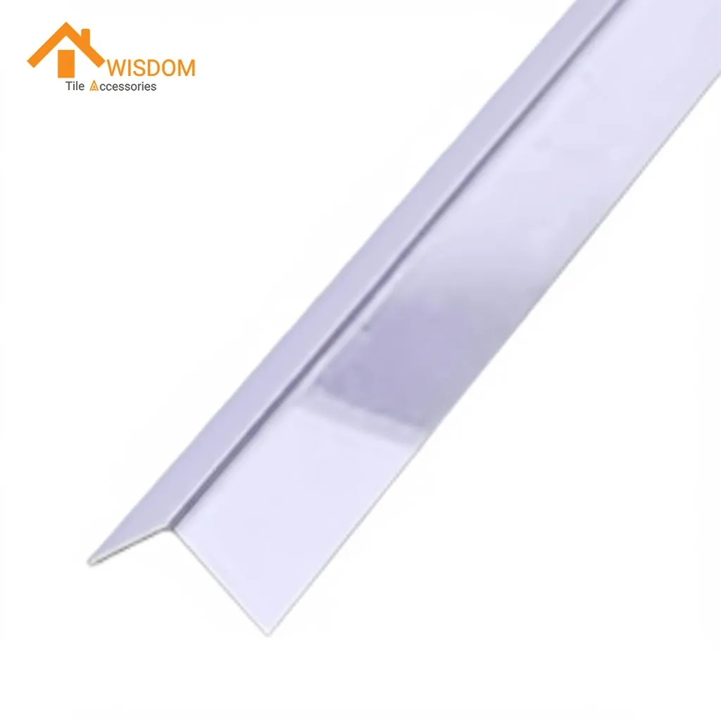 304 Stainless Steel Tile Corner Trim Brushed 2.5M Silver