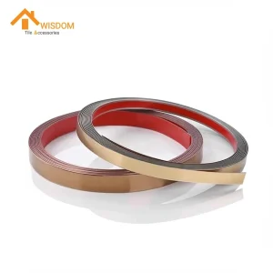 304 Stainless Steel Tile Trim 12mm Brushed Silver 2.5M