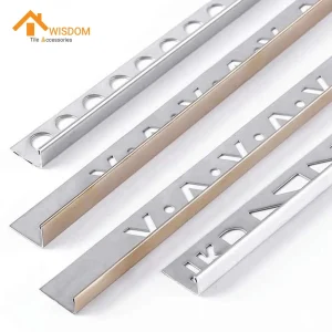 304 Stainless Steel Tile Trim 6mm Brushed Silver 2.5M