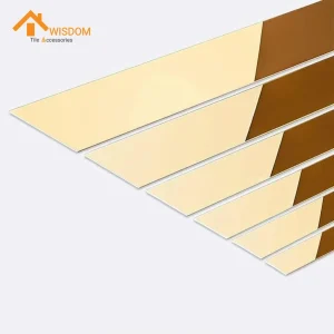 304 Stainless Steel Tile Trims Brushed 2.5M Silver 8mm 10mm 12mm