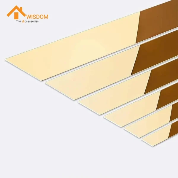 304 Stainless Steel Tile Trims Brushed 2.5M Silver 8mm 10mm 12mm