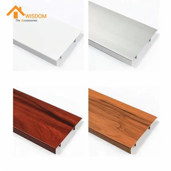 6063 Aluminium Cove Skirting Brushed Silver 2.5M