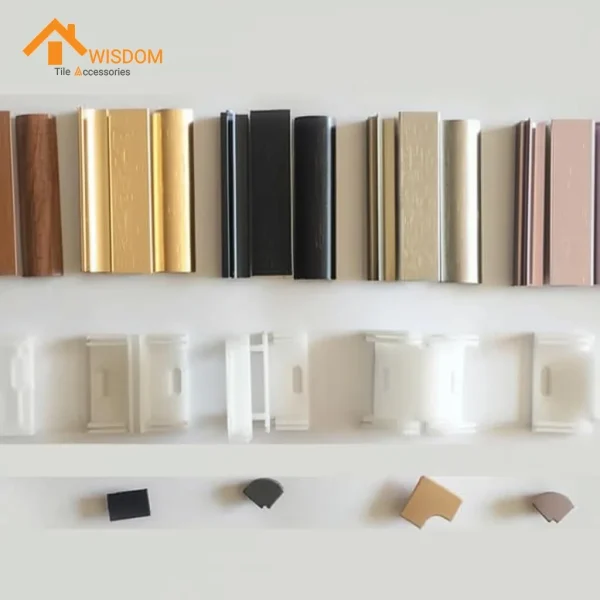 6063 Aluminium Cove Skirting Brushed Silver 2.5M