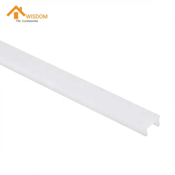 6063 Aluminium Recessed Skirting Brushed Silver 2.5M