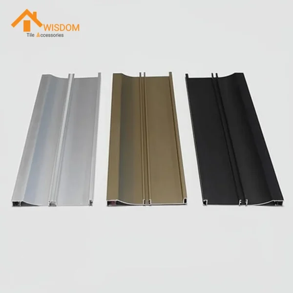 6063 Aluminum Baseboard Philippines Style Brushed Silver 2.5M