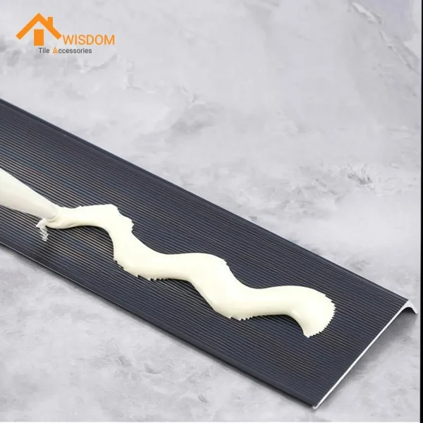 6063 Aluminum LED Baseboard Brushed Silver 2.5M