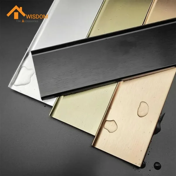 6063 Baseboard Aluminum Brushed Silver/Black 2.5M