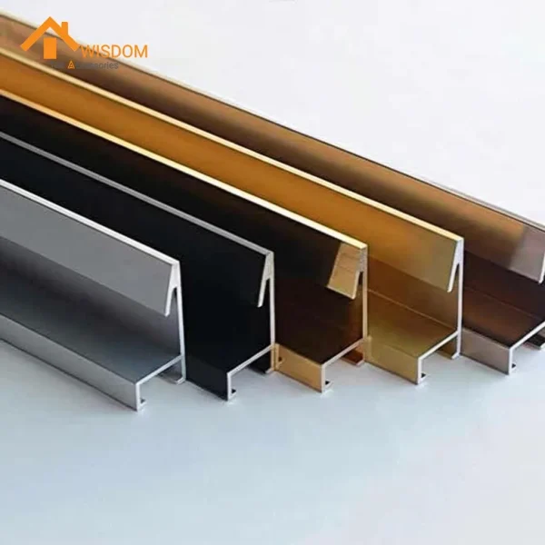 6063 Commercial Aluminium Skirting Brushed Silver 2.5M