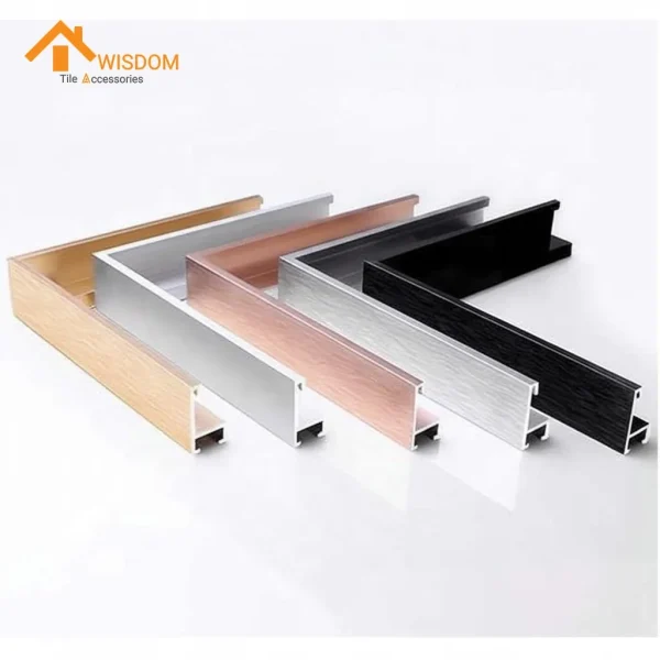 6063 Commercial Aluminium Skirting Brushed Silver 2.5M