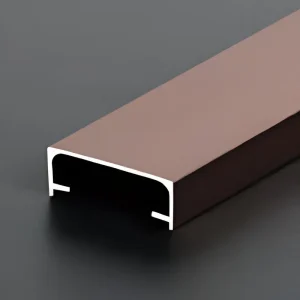 Aluminum C Channel 6.9x19.8x13.2mm - Brushed