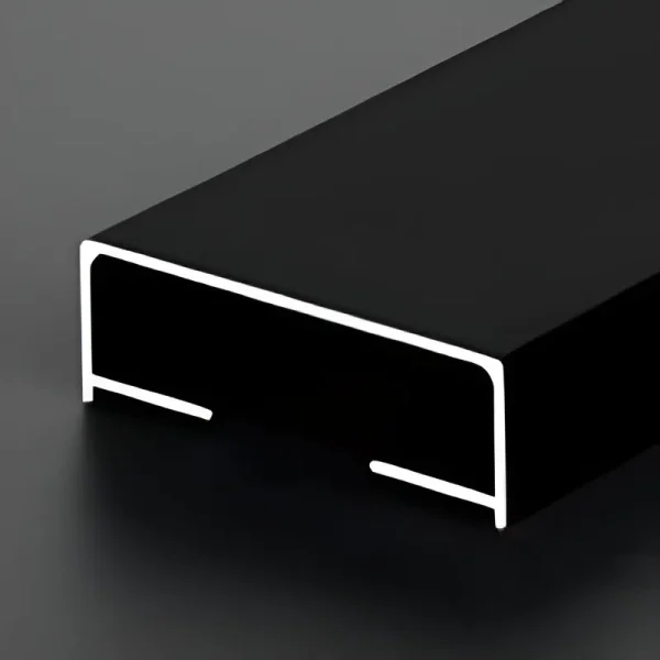 Aluminum C-Channel Extrusions 6.9x30x13.2mm - Brushed