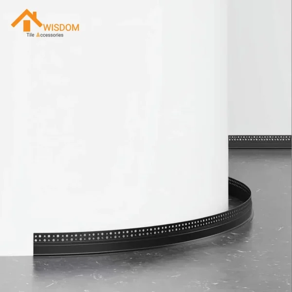 Brushed Aluminium Skirting Boards 6063 Silver 2.4M Brushed Finish