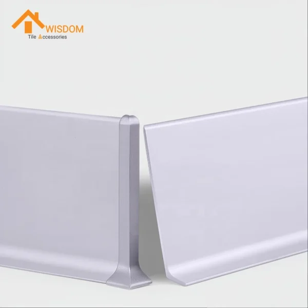Brushed Aluminum Baseboards 6063 Silver 2.5M